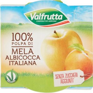 VALFRUTTA POLPA MeLA ALBICOCCA 100 X 2
