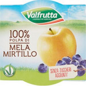 VALFRUTTA POLPA MeLA MIRTILLO GR100 X 2