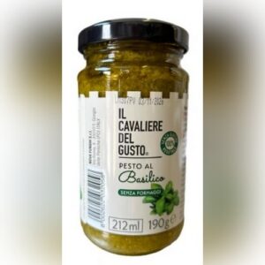 Nova Funghi - PeSTO AL BASILICO - Cavaliere del Gusto 212g