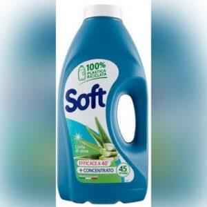 SOFT LAVATRICe LIQUIDO 50 MIS. ALOe VeRA 2250 ML.