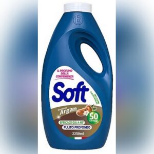 SOFT LAVATRICe LIQUIDO 50 MIS. ARGAN 2250 ML.