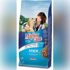 MIGLIORCANe JUNIOR CROCC.KG.1,5 POLLO