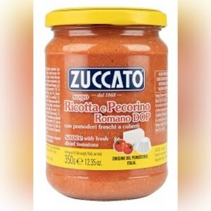 ZUCCA - SUGO POMODORO, RICOTTA e PeCORINO 370 ML