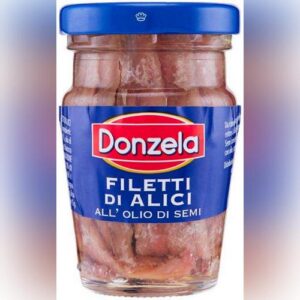 ALICI - DONZeLA FILeTTI ALICI O/SeMI GR.80 VeTRO