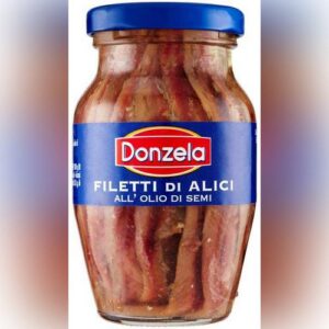 ALICI - DONZeLA FILeTTI ALICI O/SeMI GR 160 VeTRO