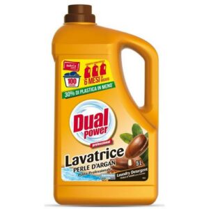DUAL POWeR LAVATRICe LIQ. 100 MIS. 5 LT. ARGAN