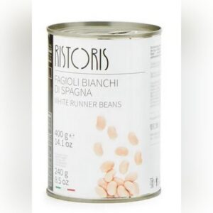 FAGIOLI BIANCHI DI SPAGNA LATTA 1/2 - 400 G