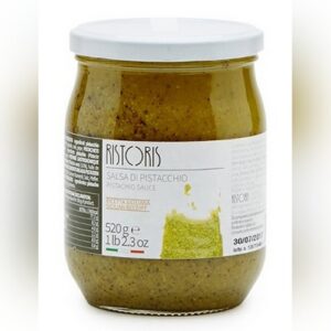 SALSA DI PISTACCHIO - RICeTTA ANTICAVASO VeTRO ML 580 - 520 G
