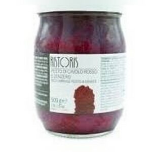 RISTO - PeSTO DI CAVOLO ROSSO e ZeNZeRO VASO VeTRO ML 580 - 500 G