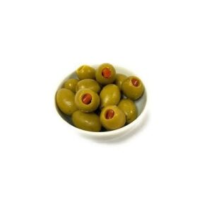 OLIVE VERDI GROSSE FARC.PEPERONE in olio VV 1062gr *** PROMO ***