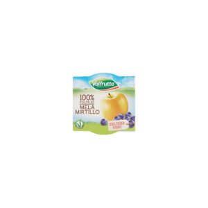 VALFRUTTA POLPA MELA MIRTILLO GR100 X 2